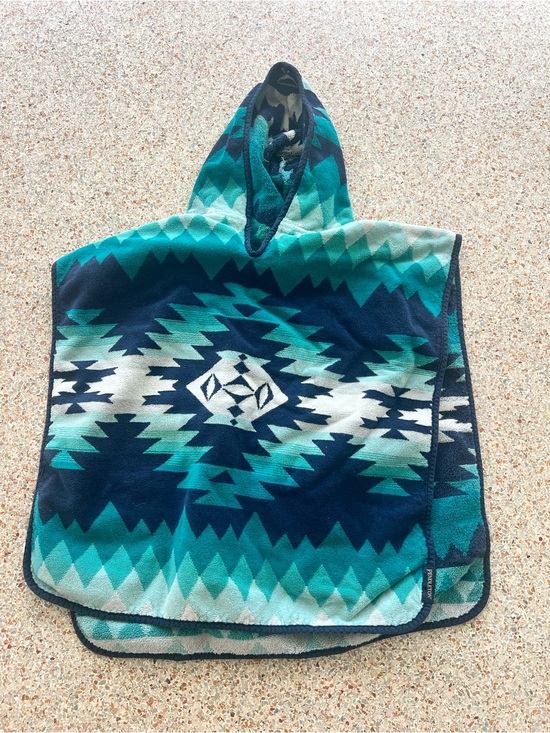 Pendleton Other - Pendleton Kids Hooded Swim Coverup in Teal, Navy & White
